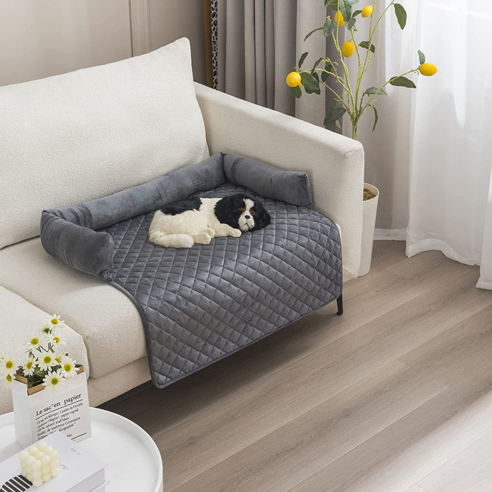 Plush Pet Sofa Cushion with Pillow - Ultimate Comfort for Your Pet_4