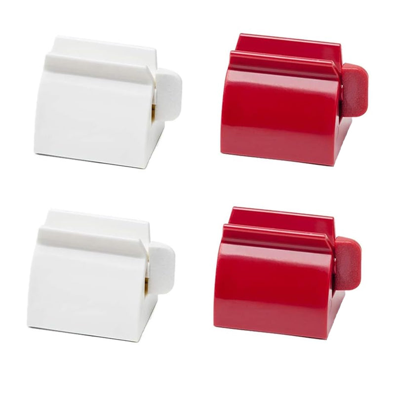 4pcs Toothpaste Roller Dispenser Tube Squeezer Bathroom Accessories