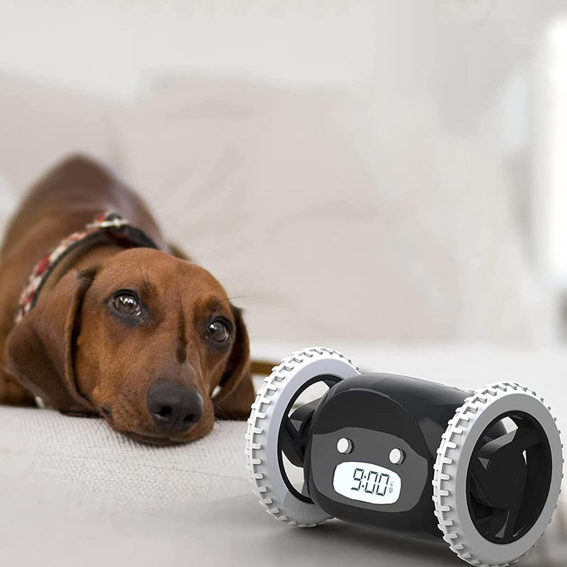 LED Lazy Running Electronic Digital Alarm Clock- Battery Operated