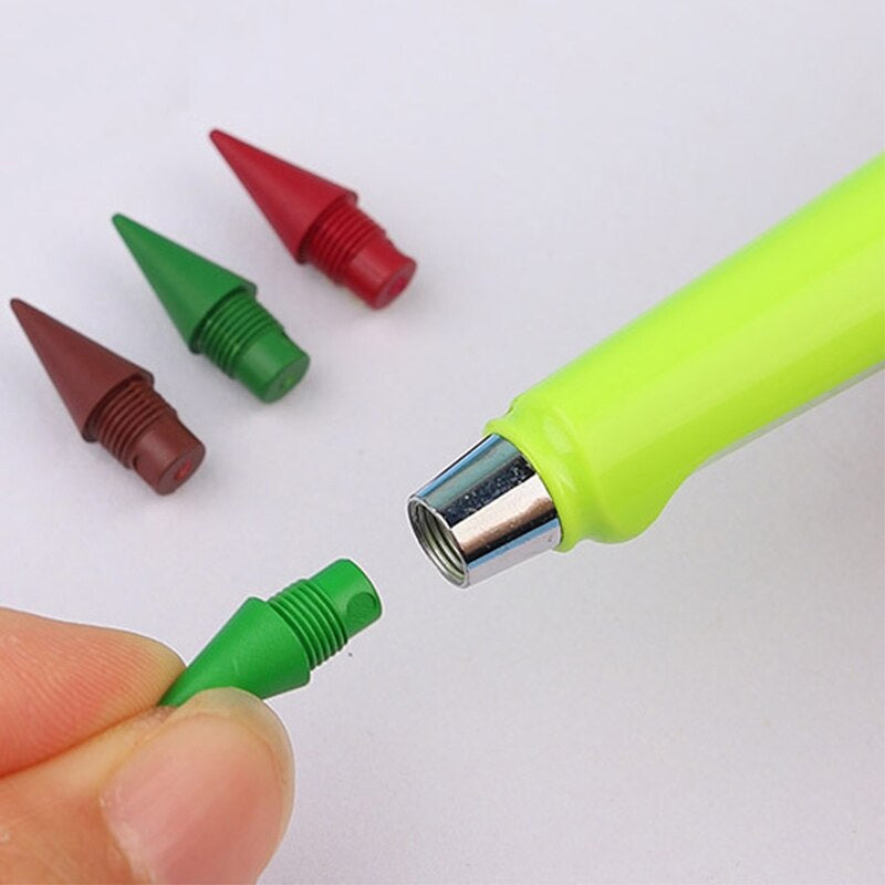 Pack of 12 Eternal Pencils Everlasting Inkless Colored Drawing Pens