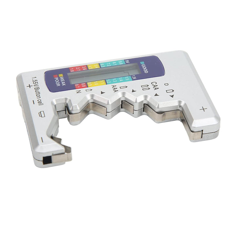 Easy Operation Instant Reading Universal Battery Checker with LCD Display