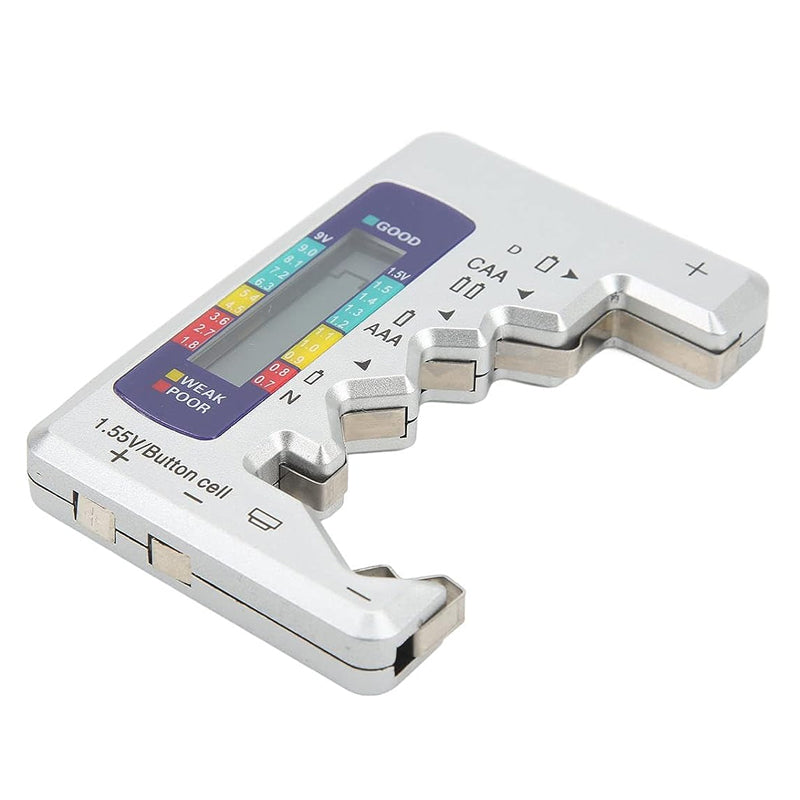 Easy Operation Instant Reading Universal Battery Checker with LCD Display