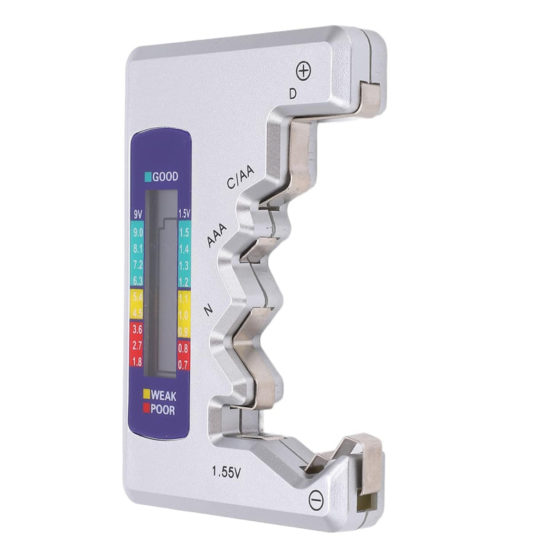 Easy Operation Instant Reading Universal Battery Checker with LCD Display