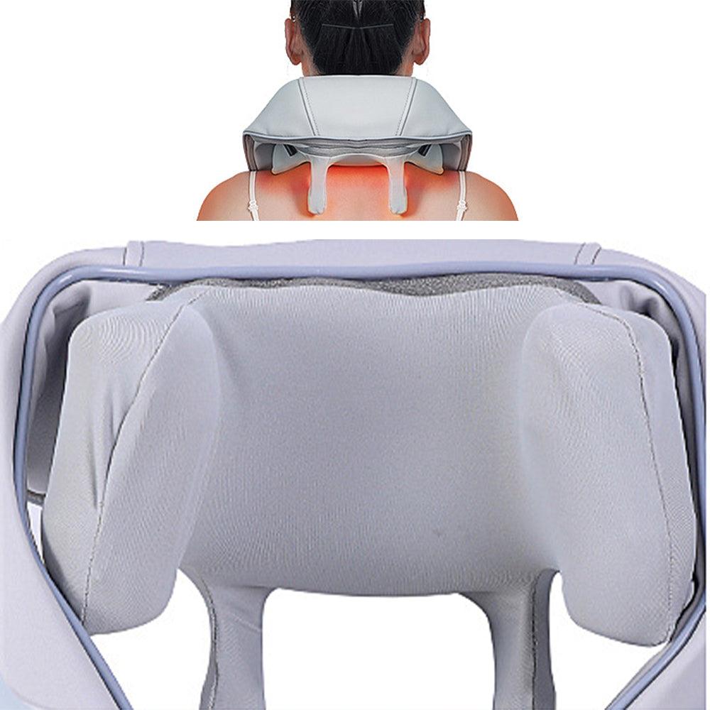 6D Electric Neck and Shoulder Massager with Adjustable Straps USB -Rechargeable