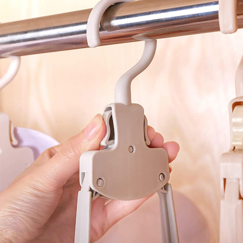 Pack of 10 Retractable Minimalist Design Laundry Hangers