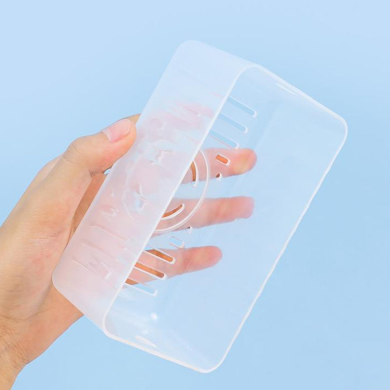 2 in 1 Bubble Forming Soap Dish Multifunctional Soap Box with Rollers