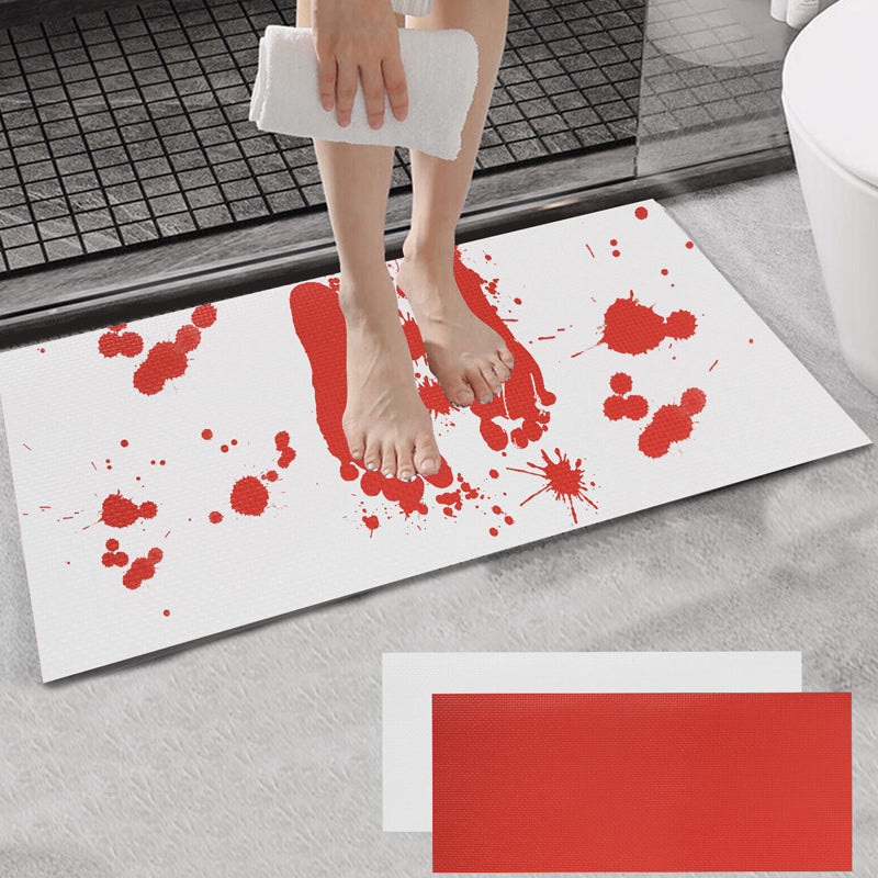 PVC Color Changing Quick-Absorbing Halloween Theme Bathroom Mat