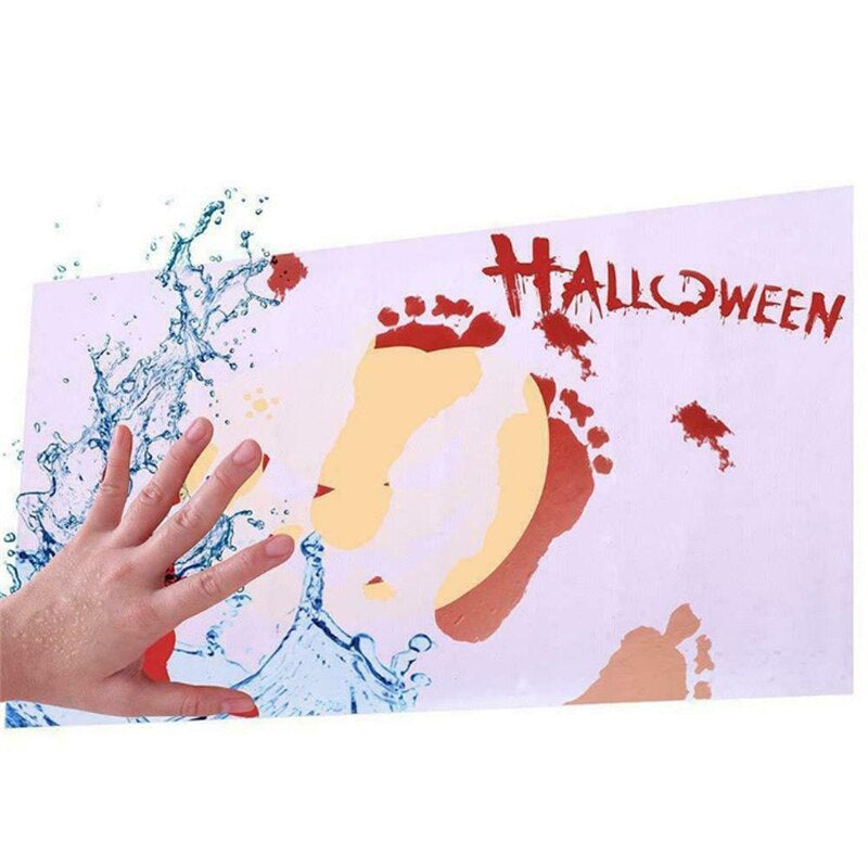 PVC Color Changing Quick-Absorbing Halloween Theme Bathroom Mat