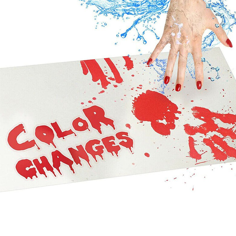 PVC Color Changing Quick-Absorbing Halloween Theme Bathroom Mat