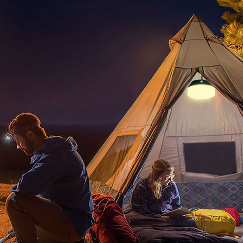 Double Powered Outdoor Camping LED String Light USB Solar Charging