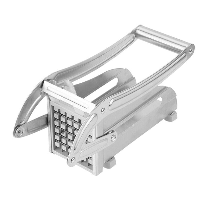 Stainless Steel French Fry Maker Vegetable Cutter with 2 Blades