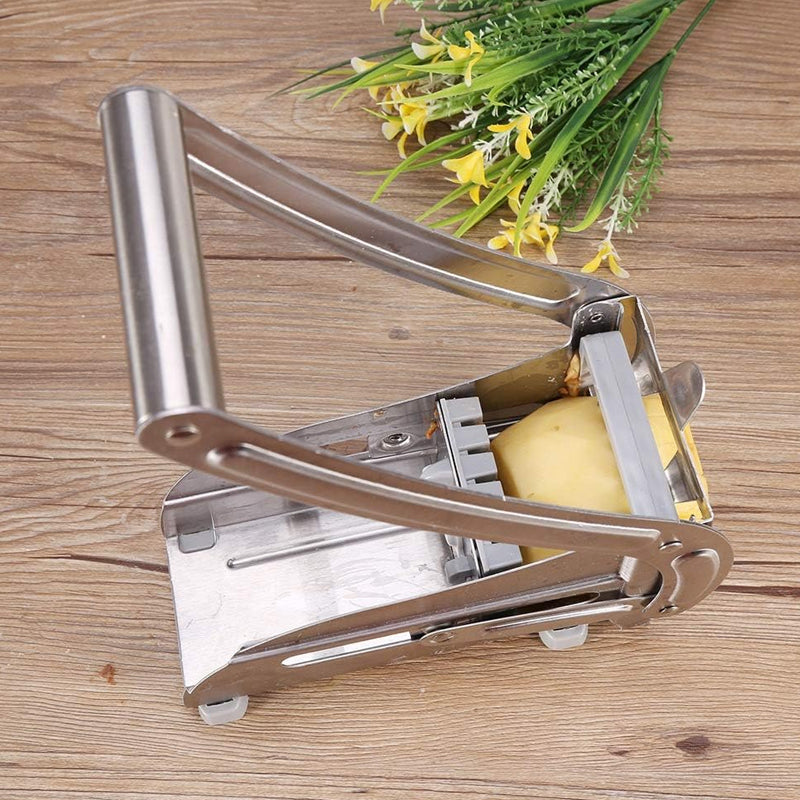 Stainless Steel French Fry Maker Vegetable Cutter with 2 Blades