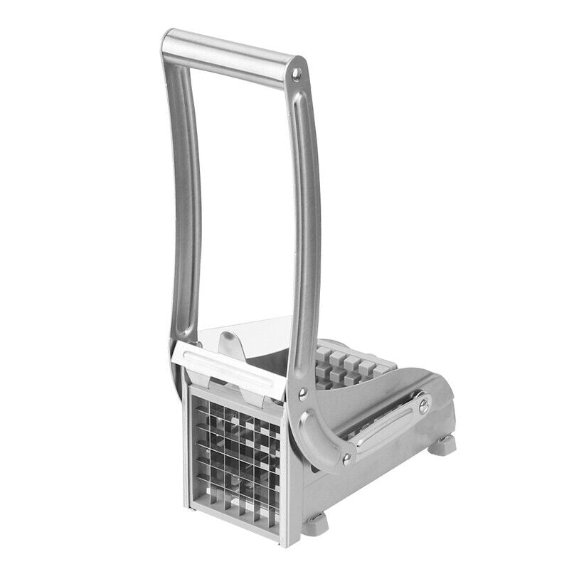 Stainless Steel French Fry Maker Vegetable Cutter with 2 Blades