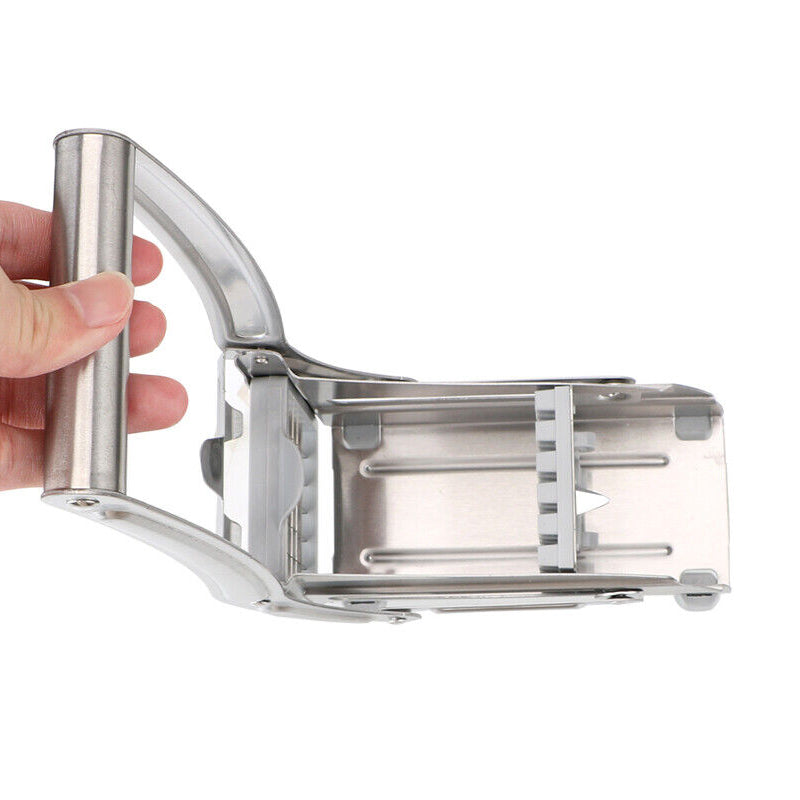 Stainless Steel French Fry Maker Vegetable Cutter with 2 Blades
