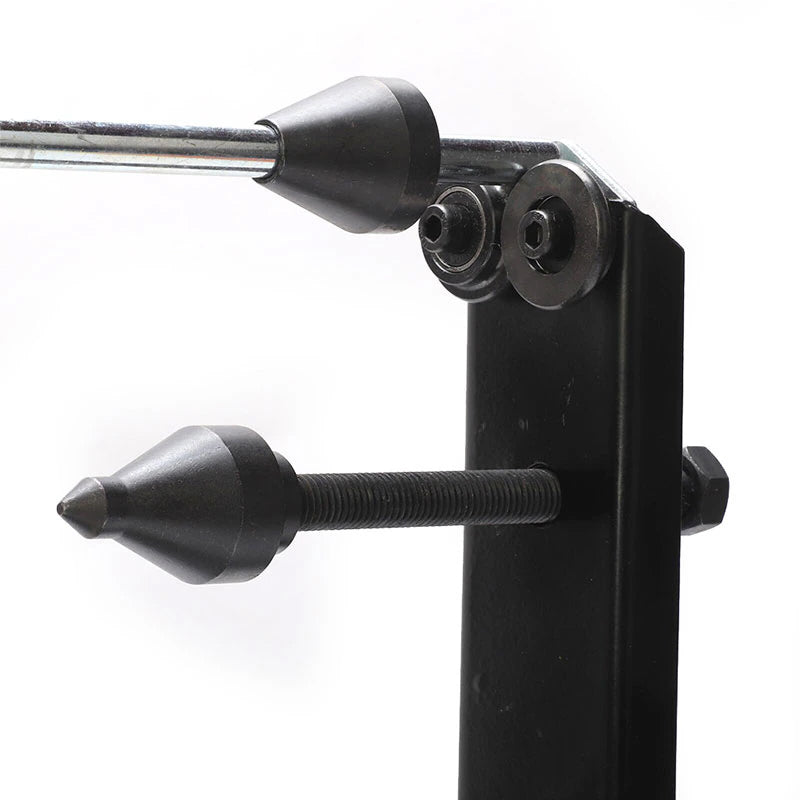 Heavy Duty Motorcycle Wheel Balancer Wheel Truing Stand- Black