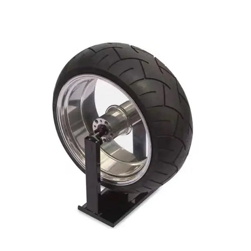 Heavy Duty Motorcycle Wheel Balancer Wheel Truing Stand- Black