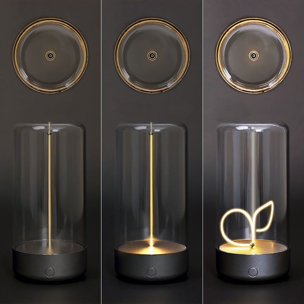 Sleek Cordless Magnetic Filament Table Lamp Portable & Dimmable USB -Rechargeable