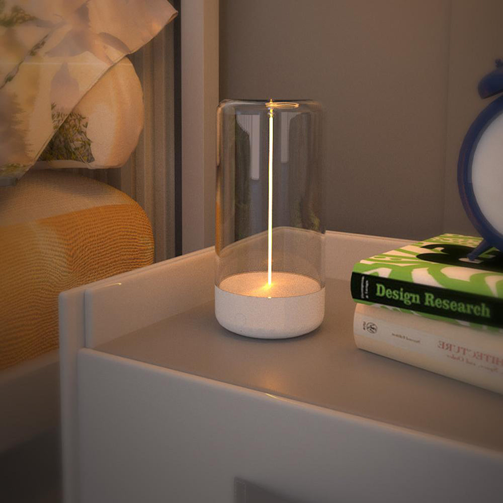 Sleek Cordless Magnetic Filament Table Lamp Portable & Dimmable USB -Rechargeable