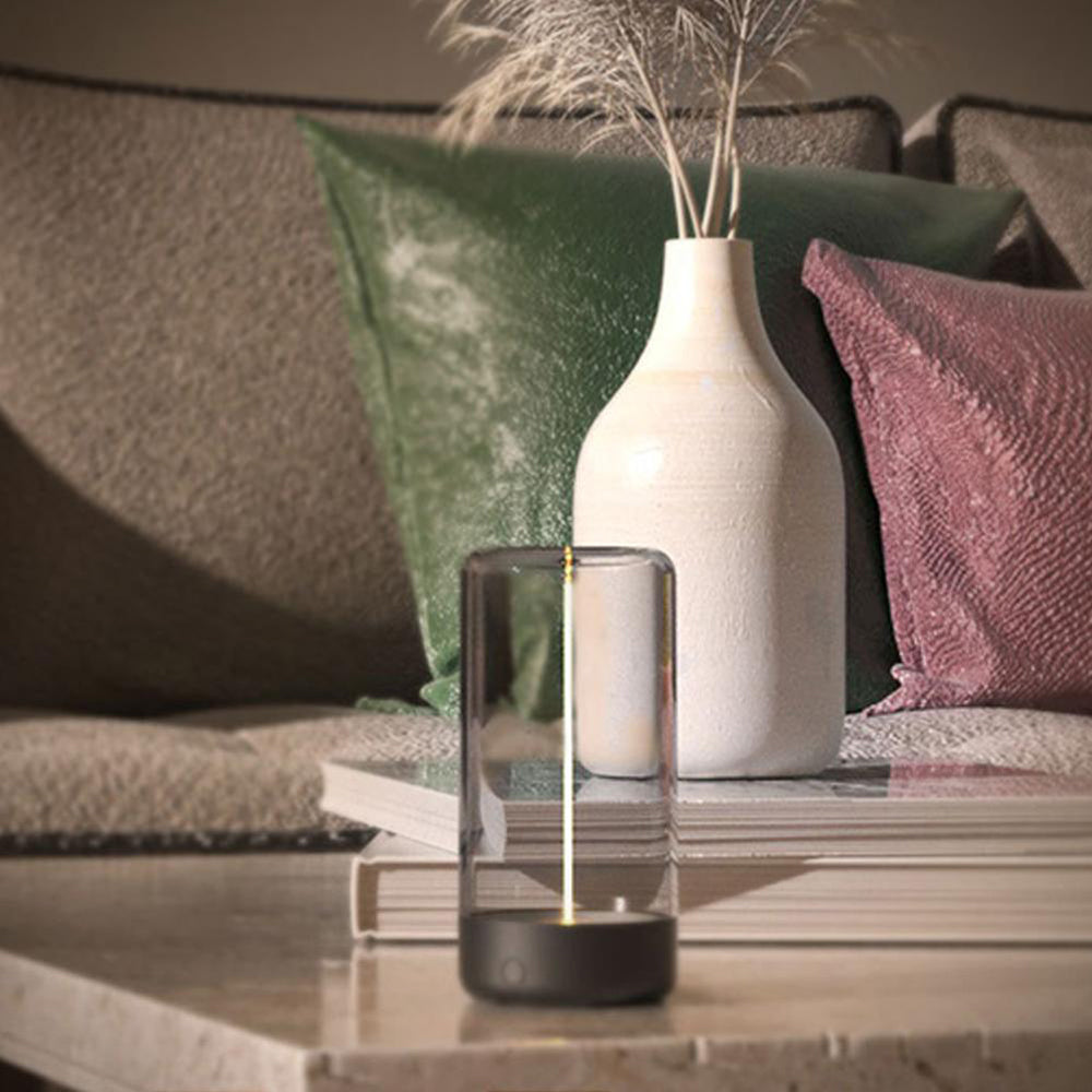 Sleek Cordless Magnetic Filament Table Lamp Portable & Dimmable USB -Rechargeable