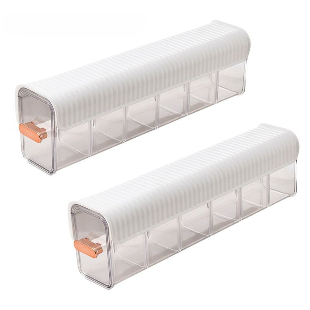 6-Cell Wall Mounted Socks and Underwear Drawer Organizer Efficient Storage Solution