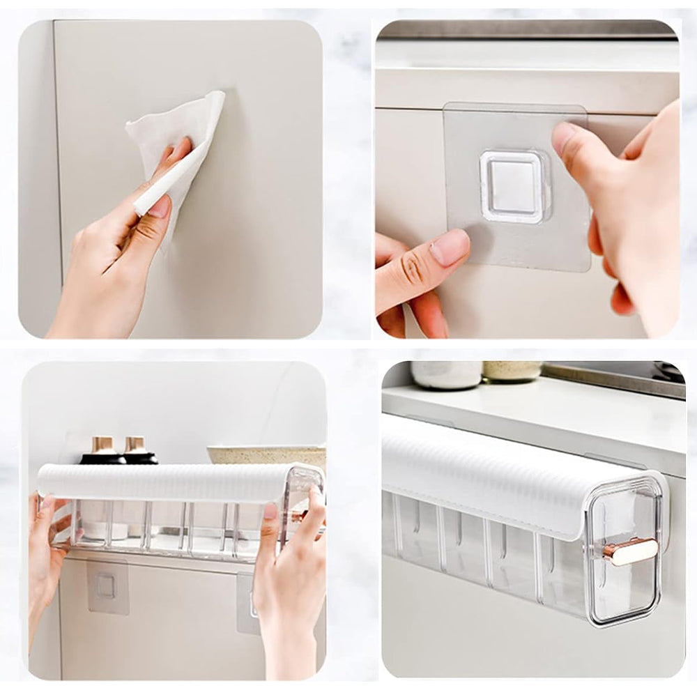 6-Cell Wall Mounted Socks and Underwear Drawer Organizer Efficient Storage Solution