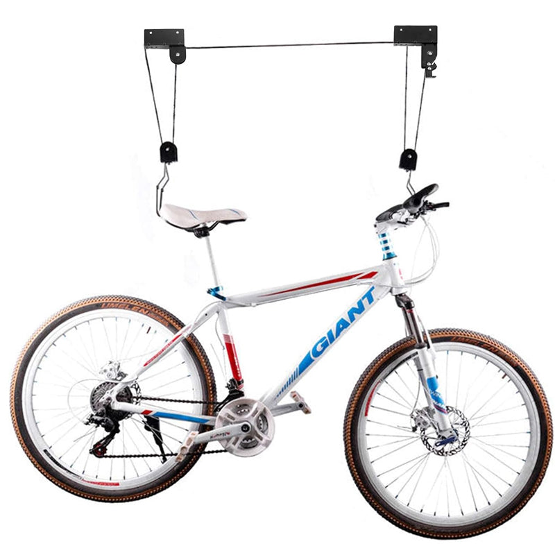 60kg Capacity Kayak Hoist Bike Pulley System Garage Ceiling Storage Rack