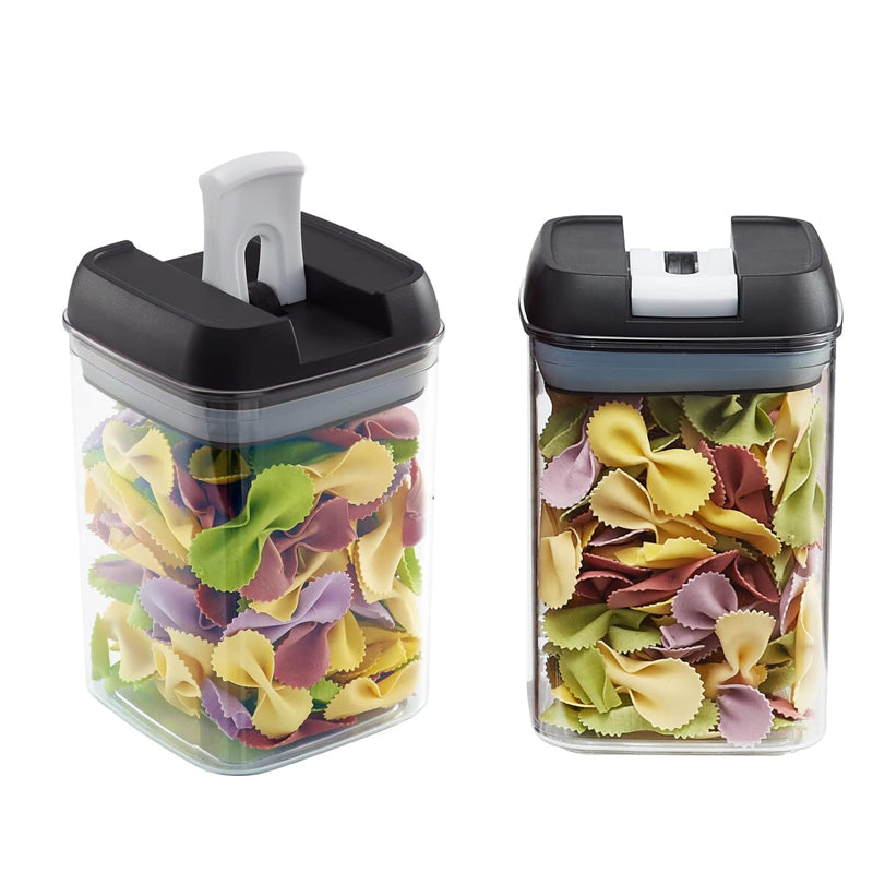 Pack of 7 Plastic Food Storage Organizing Container with Airtight Lids