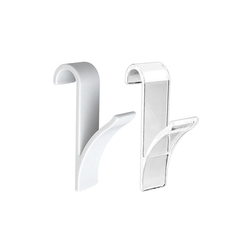 Pack of 10 Kitchen and Bathroom Hanging Clips Movable Hanging Storage