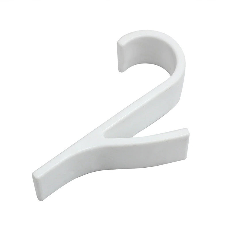 Pack of 10 Kitchen and Bathroom Hanging Clips Movable Hanging Storage