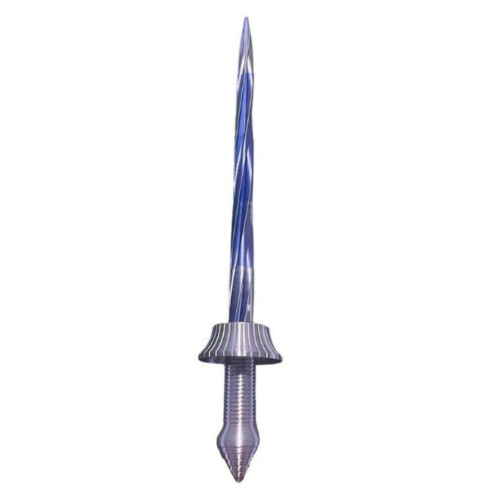 3D Retractable Metallic Spiral Toy Katana Stress Relief Decompression Toy