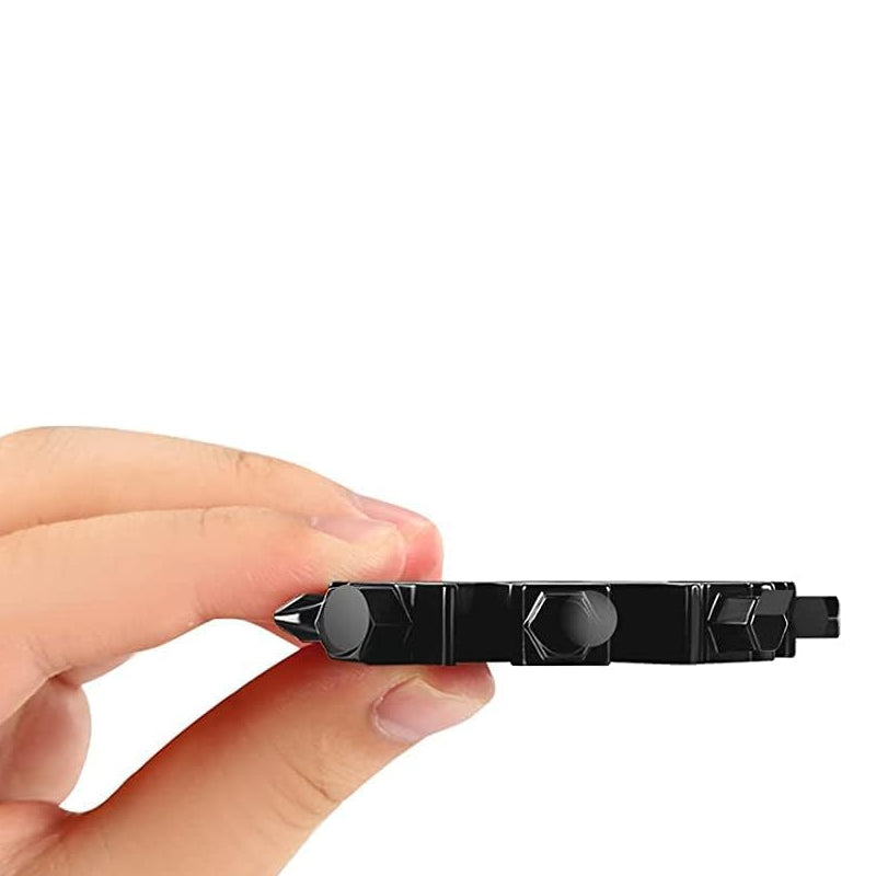 23-in-1 Snowflake Metal Multitool Gadget with Fidget Spinner Function