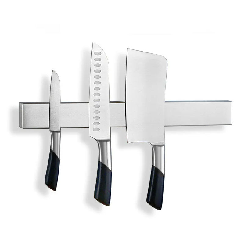 40/50cm Stainless Steel Magnetic Wall-Mounted Rack Kitchen Knives Holder