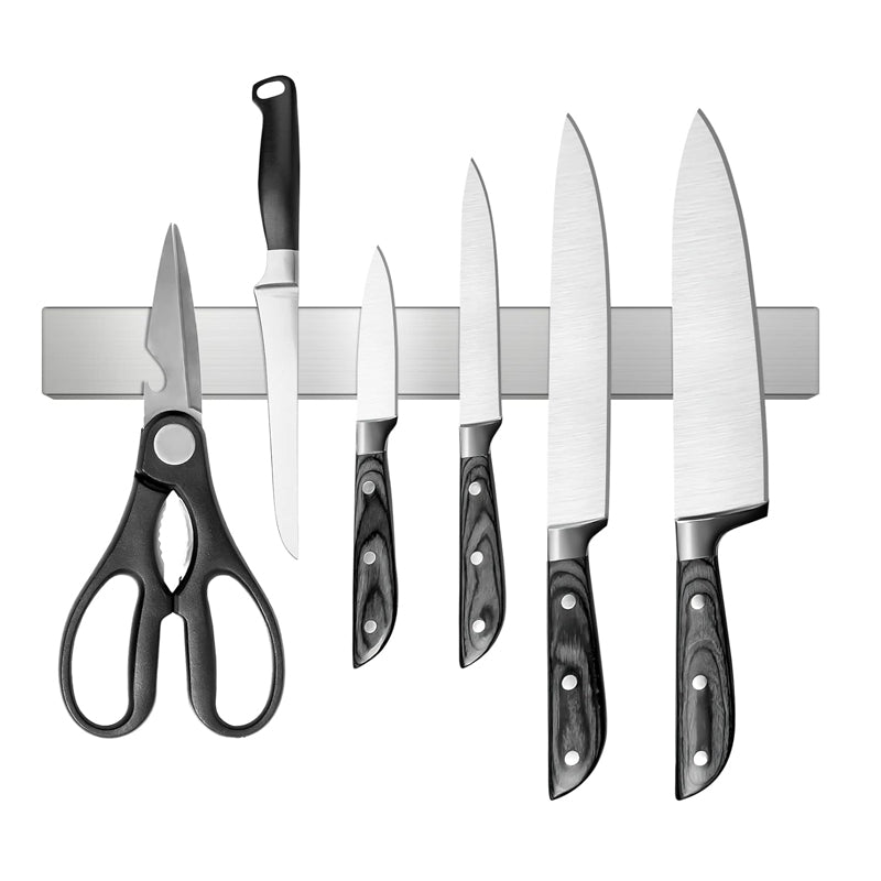 40/50cm Stainless Steel Magnetic Wall-Mounted Rack Kitchen Knives Holder