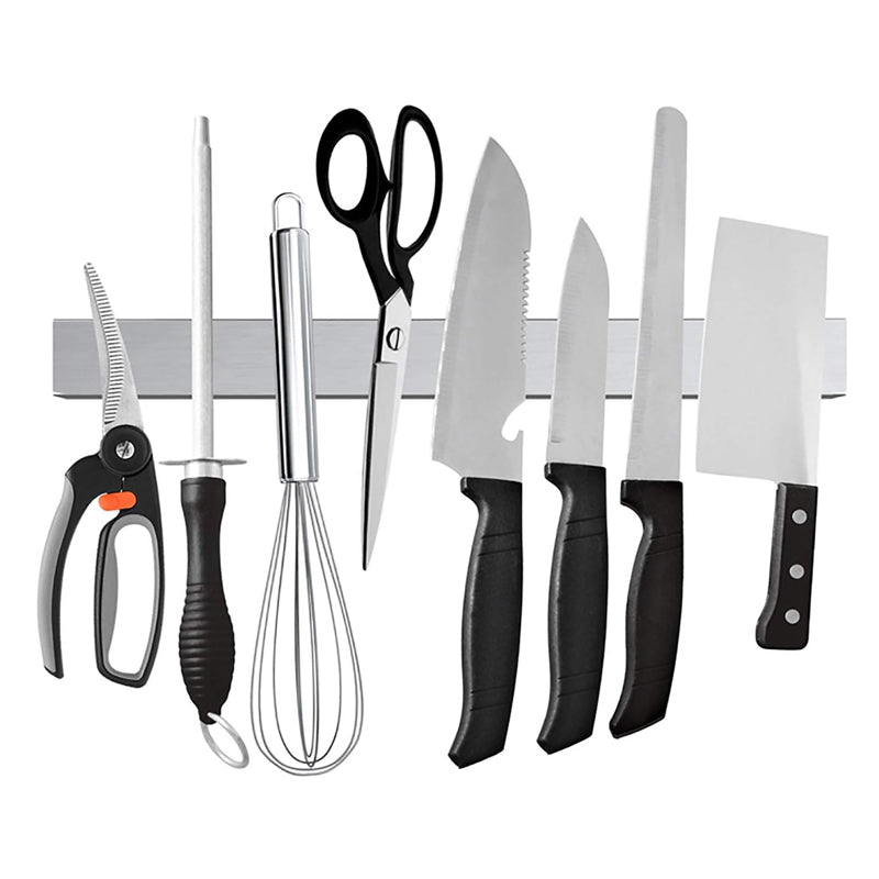 40/50cm Stainless Steel Magnetic Wall-Mounted Rack Kitchen Knives Holder