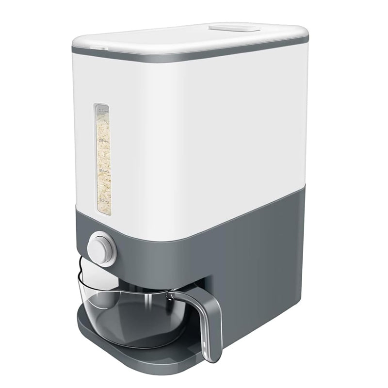 12KG Rice and Grain Dispenser Sealed and Airtight Standing Container
