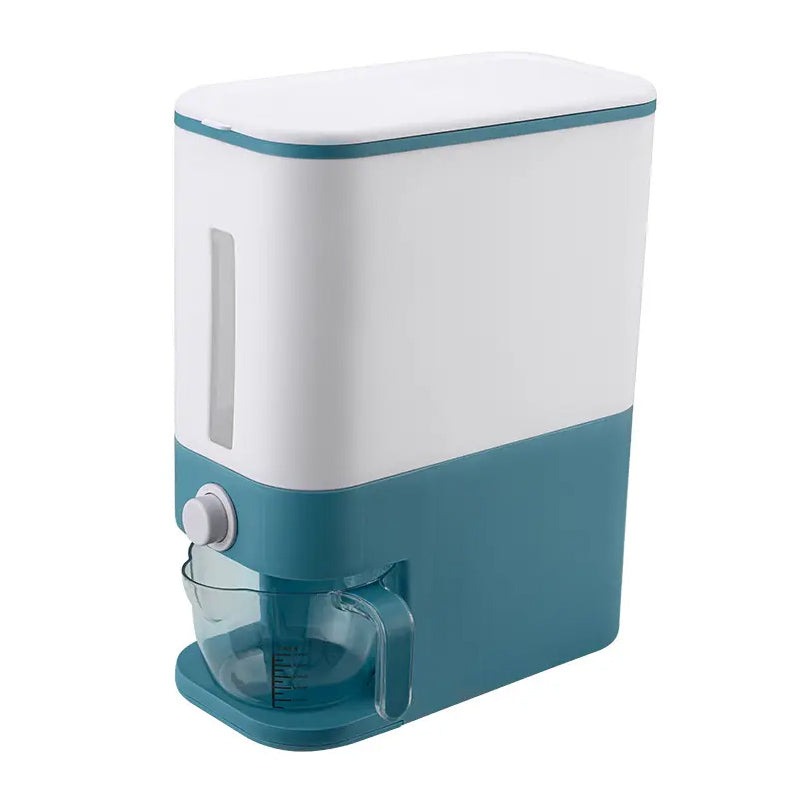 12KG Rice and Grain Dispenser Sealed and Airtight Standing Container