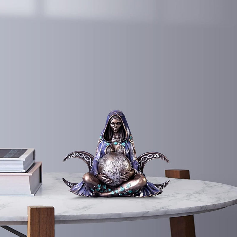 Millennial Gaia Resin Statue Mother Earth Goddess Art Figurine Garden Decor