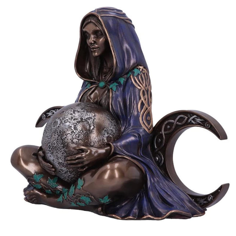 Millennial Gaia Resin Statue Mother Earth Goddess Art Figurine Garden Decor