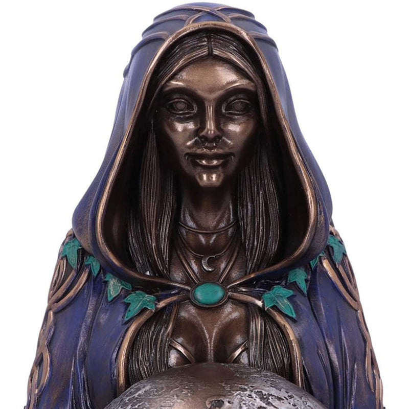 Millennial Gaia Resin Statue Mother Earth Goddess Art Figurine Garden Decor