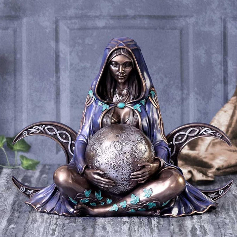 Millennial Gaia Resin Statue Mother Earth Goddess Art Figurine Garden Decor