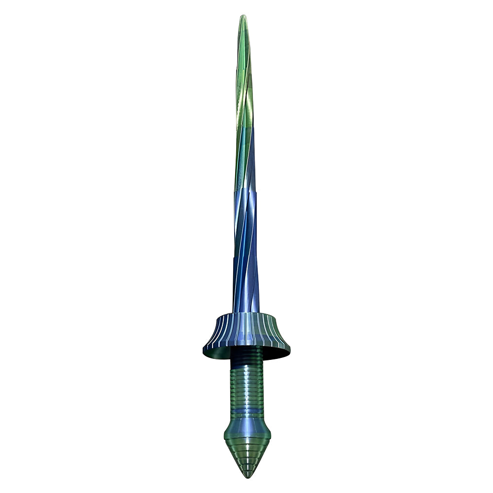 3D Retractable Metallic Spiral Toy Katana Stress Relief Decompression Toy