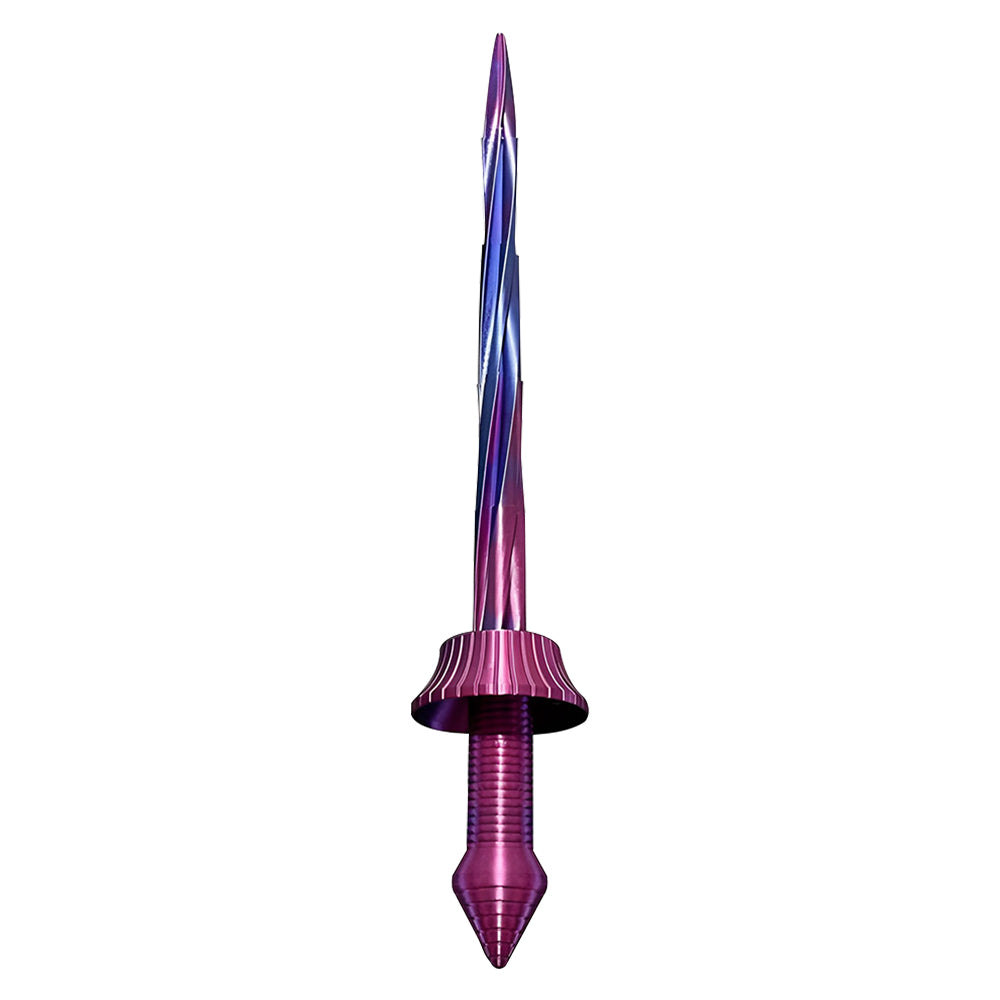 3D Retractable Metallic Spiral Toy Katana Stress Relief Decompression Toy