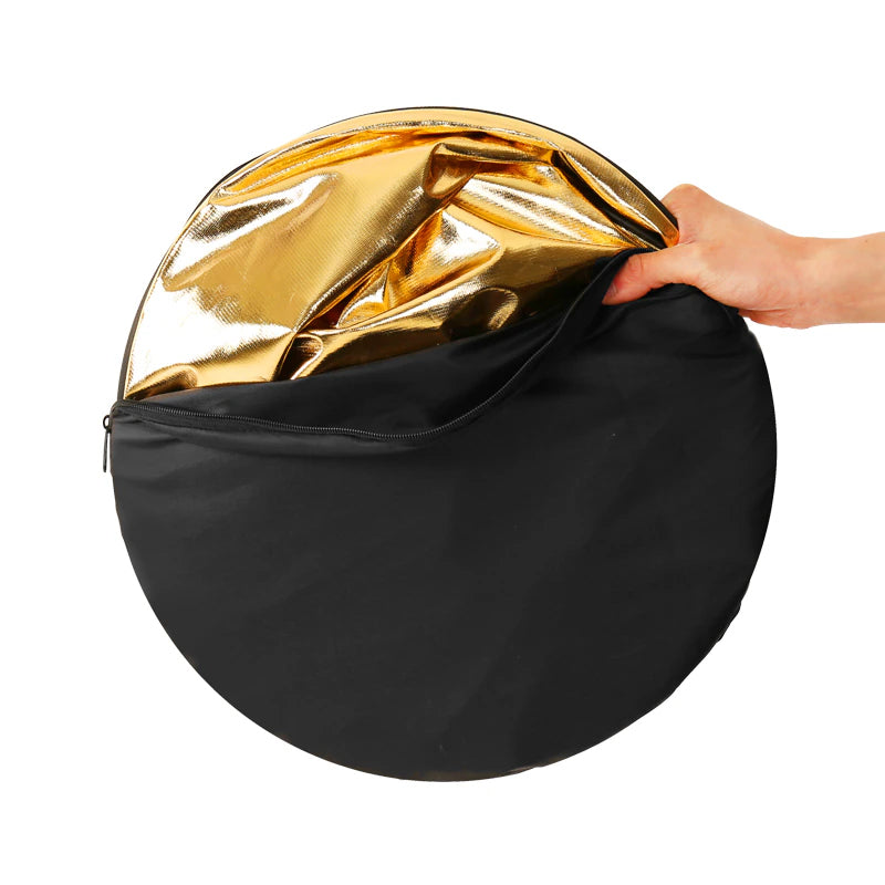 5-in-1 Multiple Collapsible Photo Reflector with Handlebar and Case