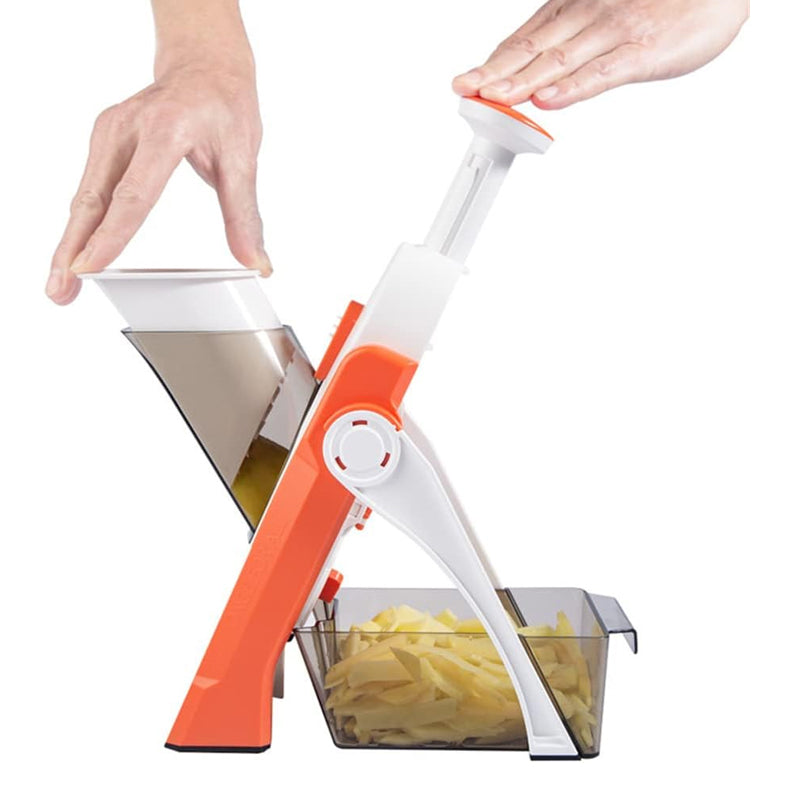 4-in-1 Safe and Steady Mandolin Vegetable Slicer Ingredient Chopper