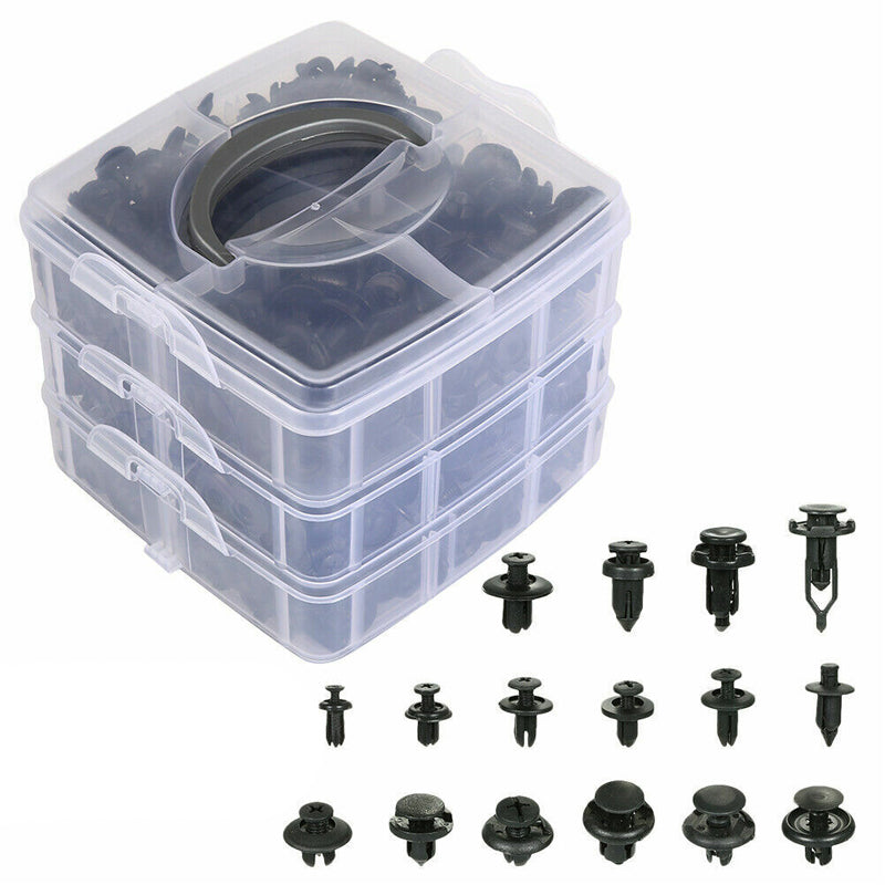 Car Trim Body Clips Kit 620PCS Rivet Retainer Door Panel Bumper Plastic Fastener