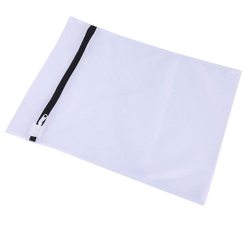 4Pcs Rectangular Mesh Laundry Bags for Delicates with Non-Rust Zippers