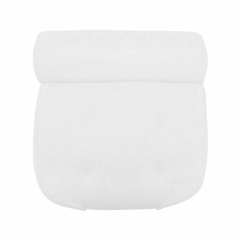 3D Mesh Soft Spa Bath Pillow for Bath Tub with Anti-Slip Suction Cups