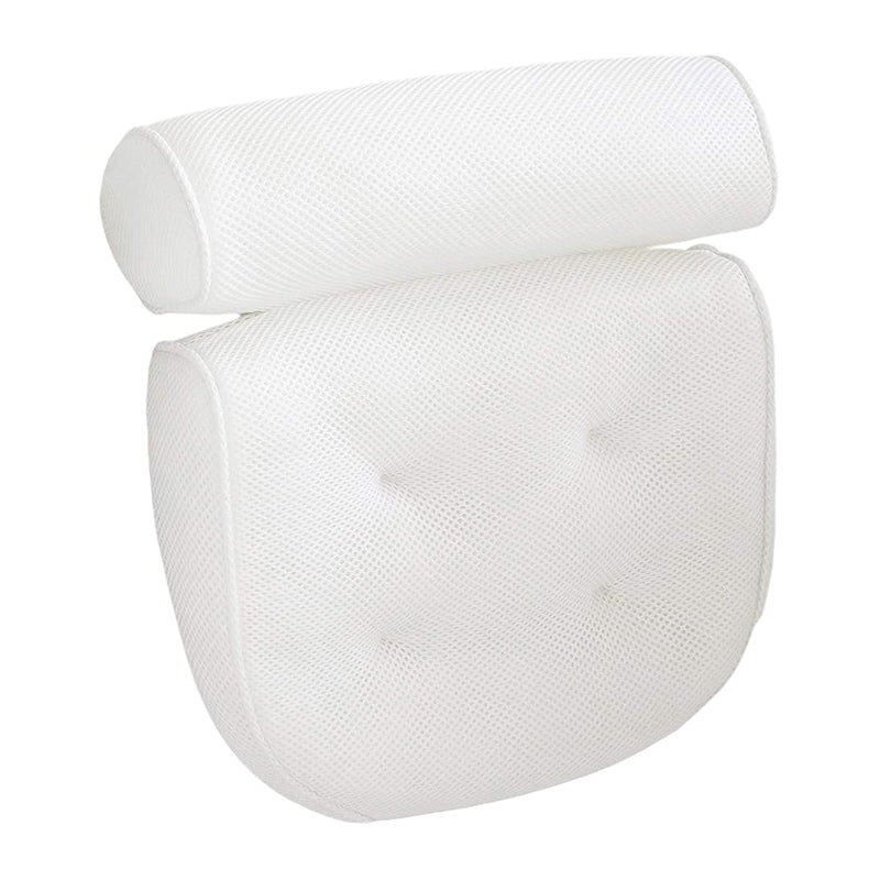 3D Mesh Soft Spa Bath Pillow for Bath Tub with Anti-Slip Suction Cups