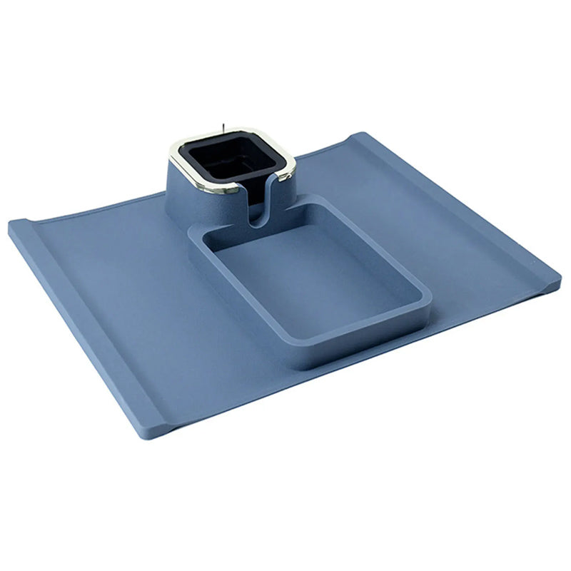 Removable Silicone Sofa Armrest Portable Cup Holder with Snack Tray