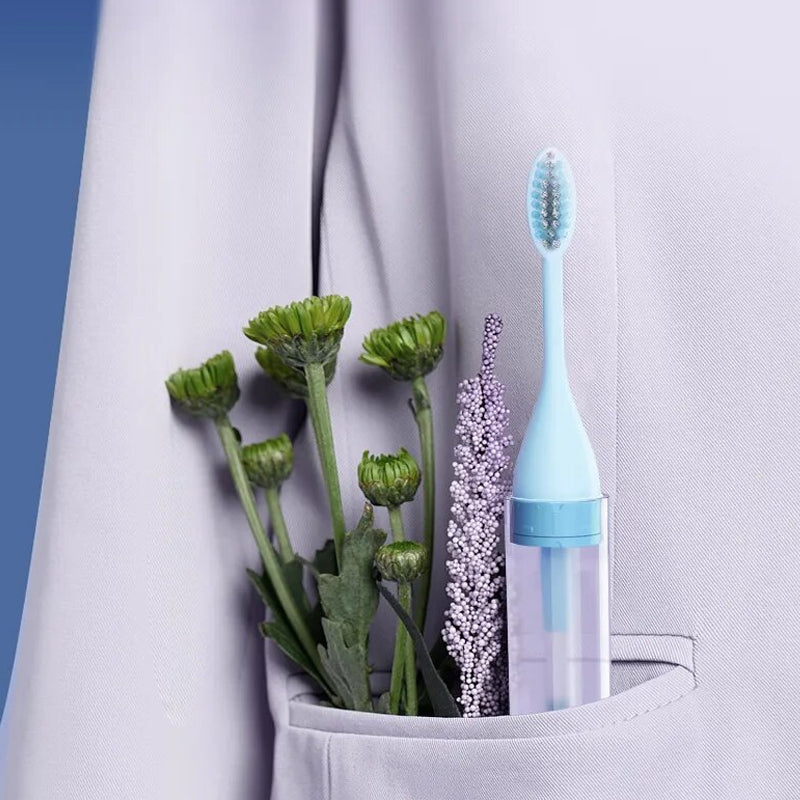 Soft Bristles Portable Travel Toothbrush Minimalist Camping Toothbrush